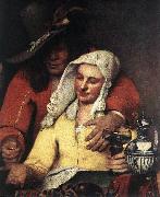 VERMEER VAN DELFT, Jan, The Procuress (detail) wer